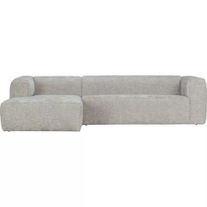 mutoni living, Ecksofa Bean links Strukturstoff Natural, Ecksofa Bean links Strukturstoff Natural 305x175