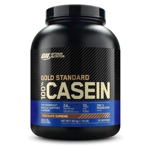 Protein, Optimum Nutrition Casein Pulver 1800 g Chocolate Supreme, 100% Casein Gold Standard - 1820g - Schokolade