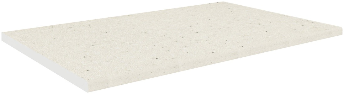 VCM, Arbeitsplatte Küchenarbeitsplatte Küchenmöbel Arbeitsplatte Küche Esilo Unisex Weiss 100cm, VCM - Arbeitsplatte Küchenarbeitsplatte Küchenmöbel Küchenplatte Küche Esilo, 100cm, Weiss