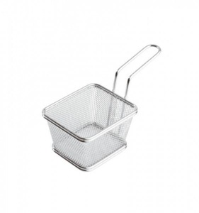 Paderno, Paderno Servierkorb Pommes Frites 10, Paderno Servierkorb Pommes Frites 10 cm x 8.5 cm 1 Stück, Silber