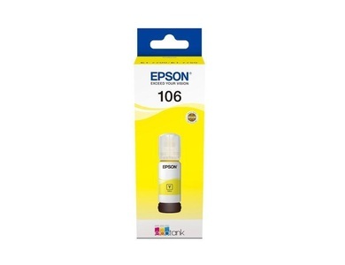 Epson, Original Tintenbehälter gelb Epson E106, T00R440, Epson 106 Original Tintenpatrone C13T00R440 Gelb 70 ml