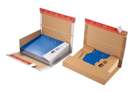 Colompac, Colompac Ordnerversandkarton 1554021 Wellpappe DIN A4 Braun, COLOMPAC Ordnerpack braun A4 2053500 320x290x35-80mm 20 St&uuml;ck