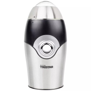 Tristar, Elektro-Kaffeemühle KM-2270, Tristar Kaffeemühle KM-2270 Schwarz Silber