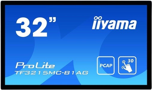 Iiyama, TF3215MC-B1AG 32IN PCAP 30P 1920X1080 500CD 24/7 OPR IN NMS IN LFD, 