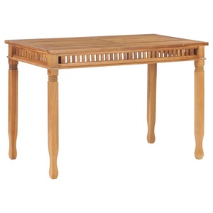 Diverse Hardware, Garten-Esstisch 120x65x80 cm Massivholz Teak