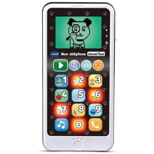 vtech Baby, vtech Baby - Emoti'Fun interaktives Schwarz-Weià?-Telefon, Blau
