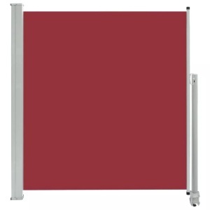 Diverse Hardware, Ausziehbare Seitenmarkise 140 x 300 cm Rot, VidaXL - Seitenmarkise, One Size, Rot Bunt