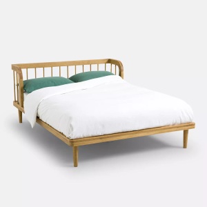 LA REDOUTE INTERIEURS, Bett mit Lattenrost Matea Bett mit Lattenrost Matea, La Redoute Intérieurs - Bett mit Lattenrost Matea, 160X200CM, Braun