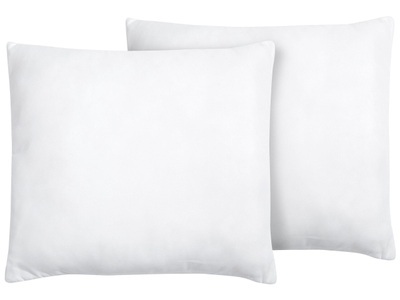 Beliani, Kopfkissen aus Mikrofaser ERRIGAL Kopfkissen aus Mikrofaser ERRIGAL, Beliani - Kissen 2er Set aus Mikrofaser ERRIGAL, 80X80CM, Weiss Bunt