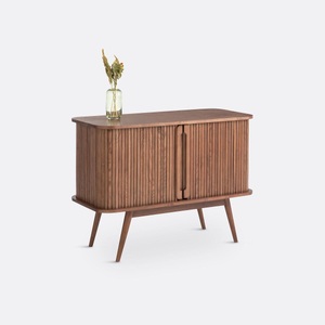 LA REDOUTE INTERIEURS, Sideboard Wapong Mit 2 Schiebetüren Unisex Braun ONE SIZE, La Redoute Intérieurs - Sideboard Wapong mit 2 Schiebetüren, One Size, Braun