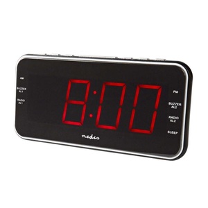 Nedis, Digitaler Radiowecker mit USB-Anschluss, Nedis - Digitaler Radiowecker mit USB-Anschluss