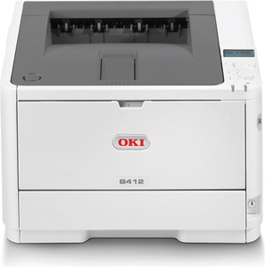 OKI, OKI B412dn Mono-Laserdrucker A4 33 S./min 1200 x 1200 dpi Duplex, LAN, OKI Drucker B412DN LED