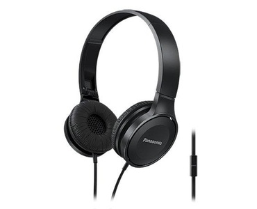 Panasonic, Panasonic RP-HF100ME Reise Kopfhörer On Ear Faltbar, Headset Schwarz, 