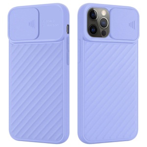 Cadorabo, Hülle für Apple iPhone 12 PRO MAX TPU Silikon und Kameraschutz, Cadorabo - Hülle für Apple iPhone 12 PRO MAX TPU Silikon und Kameraschutz, Lila