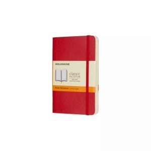undefined, Moleskine Notizbuch Pocket/A6, Liniert, Soft Cover, Scharlachrot, Moleskine Notizbuch, P/A6, Liniert, SoftCover, Scharlach, 854597