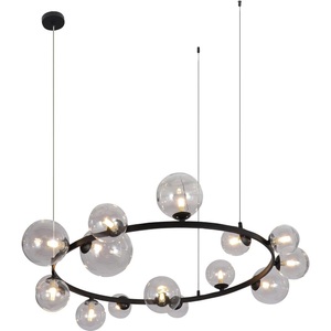 Richmond Interiors, Hängelampe Joney schwarz, Hängelampe Joney schwarz