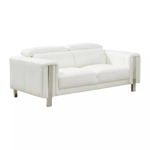 Vente-unique, Sofa 2Sitzer MAROUA Sofa 2Sitzer MAROUA, Vente-unique - Sofa 2Sitzer MAROUA, One Size, Weiss