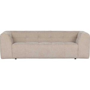 mutoni living, Sofa Grid 3-Sitzer Chenille sand 230, Sofa Grid 3-Sitzer Chenille sand 230