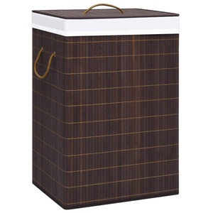 vidaXL, vidaXL Bambus-Wäschekorb Braun 72 L