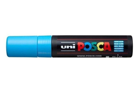 uni-ball, UNI-BALL Posca Marker 15mm PC17K L.BLUE hellblau, uni-ball Posca Marker, 15mm, hellblau, PC17K hellbl