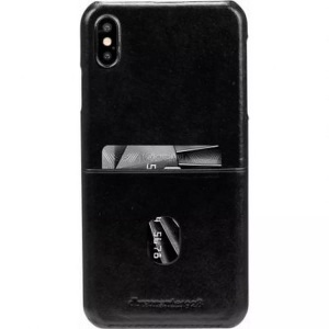 Dbramante1928, Dbramante1928 - Hülle iPhone XS Max mit Kartenfach, Schwarz, Dbramante1928 - Hülle iPhone XS Max mit Kartenfach, Schwarz
