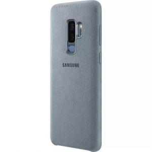 Samsung, Samsung Galaxy S9 Plus Galaxy Alcantara Cover Hülle Grau (EF-XG965AMEGWW), Samsung - Hülle EF-XG965AM Galaxy S9 Plus, Grau