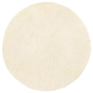 vidaXL, VidaXL - Shaggy-teppich polyester, One Size, Creme