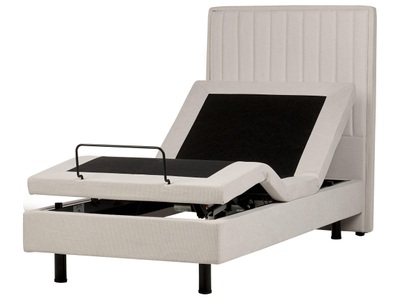 Beliani, Bett mit Lattenrost aus Polyester Klassisch DUKE II Bett mit Lattenrost aus Polyester Klassisch DUKE II