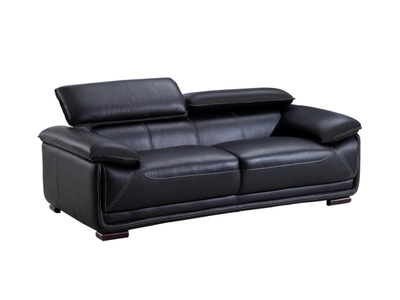 Vente-unique, Ledersofa 3Sitzer MACELO Ledersofa 3Sitzer MACELO