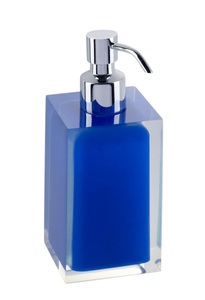 Diaqua, Seifenspender Rainbow blau, DiAqua Seifenspender Rainbow Blau | 16.2 × 7 × 7 cm