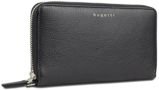 Bugatti, bugatti Geldbörse »LADY TOP«, Bugatti - Zip-around börse Schwarz, für Damen, One Size