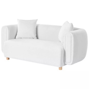 Beliani, Beliani - 2 Sitzer Sofa aus Stoff LILLEROD, One Size, Braun Medium, Beliani - 2 Sitzer Sofa aus Stoff LILLEROD, One Size, Braun Medium