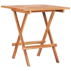 Diverse Hardware, Klappbarer Bistrotisch 60 x 60 x 65 cm Teak Massiv
