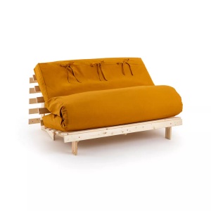 LA REDOUTE INTERIEURS, Überzug Für Futons Unisex Gelb 160X200CM, La Redoute Intérieurs - Überzug für Futons, 160X200CM, Gelb