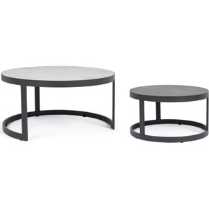 mutoni lifestyle, Garten Couchtisch Jacob anthrazit (2er-Set), Garten Couchtisch Jacob anthrazit (2er-Set)