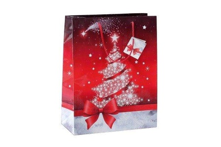 Sigel, SIGEL Geschenktasche Sparkling Tree GT022 Glanz 260x330x120mm 5 Stk., 