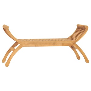 vidaXL, vidaXL Gartenbank 120 cm Massivholz Teak