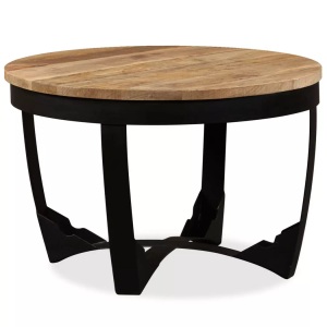 Diverse Hardware, Beistelltisch Raues Mangoholz Massiv 60 x 40 cm, vidaXL Couchtisch Raues Massivholz Mango 60x40 cm