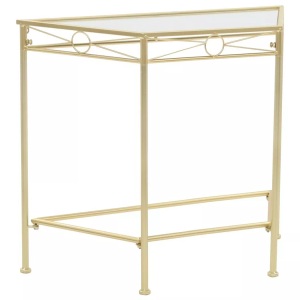 Diverse Hardware, Beistelltisch Vintage-Stil Metall 87x34x73 cm Gold, vidaXL Beistelltisch Vintage-Stil Metall 87x34x73 cm Gold