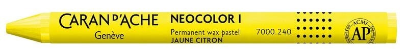 Caran d'ache, CARAN D'ACHE Wachsmalstift Neocolor 1 7000.240 gelb, Caran d'Ache Wachsmalstift, Neocolor 1, gelb, 7000.240