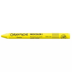 Caran d'ache, CARAN D'ACHE Wachsmalstift Neocolor 1 7000.240 gelb, Caran d'Ache Wachsmalstift, Neocolor 1, gelb, 7000.240