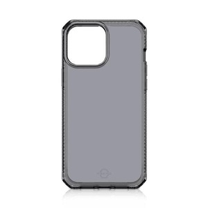 ITSKINS, ITSkins - iPhone 13 Pro Spectrum Clear Antimikrobielle Schutz Gummi Hülle (Fallschutz 3 Meter) - Transparent / Schwarz, 