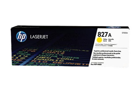 Hp, Original Tonerpatrone gelb HP No. 827A, CF302A, HP H827A Toner yellow - HP No. 827A, CF302A für z.B. HP Color LaserJet Enterprise flow M 880, HP Color LaserJet Enterprise flow M 880 z