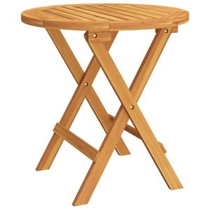 vidaXL, vidaXL Bistrotisch Ø46x47 cm Massivholz Akazie