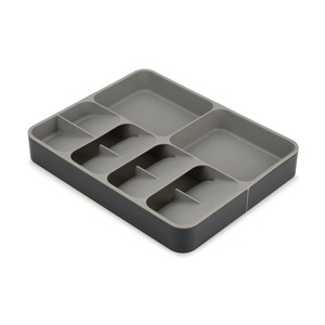 Joseph joseph, DrawerStore Besteck-Fach / Ausziehbar L 31,5 bis 56 cm - Für Besteck & Utensilien - Joseph Joseph grau en plastikmaterial, Joseph Joseph DrawerStore Erweiterbarer Besteckkasten Grau