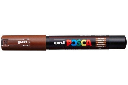uni-ball, UNI-BALL Posca Marker 7mm PC-1M BROWN brun