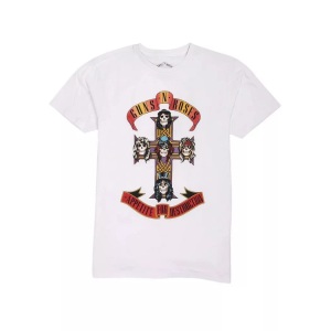 Guns N' Roses, Appetite For Destruction Tshirt Damen Weiss S, Guns N Roses - Appetite For Destruction TShirt, für Damen, Weiss, Größe S