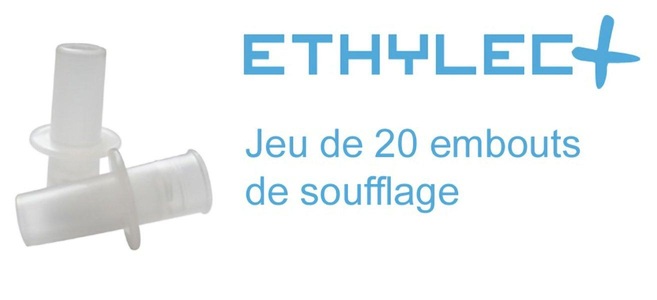 Ethylec, Ethylec Austauschformmundstück für elektronisches Atem-Alkohol-Messgerät (20 Stk), Ethylec Austauschformmundstück für elektronisches Atem-Alkohol-Messgerät (20 Stk)