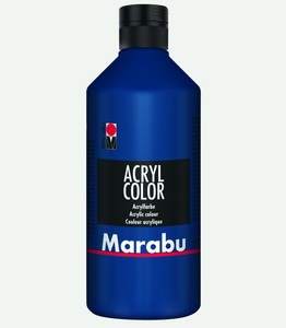 Marabu, MARABU Marabu-Acrylcolor, Marabu Acrylfarbe Acryl Color 500 ml Dunkelblau