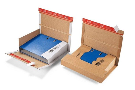 Colompac, Colompac Ordnerversandkarton CP055.51 Wellpappe DIN A4 Braun, COLOMPAC Ordnerpack weiss A4 2053499 320x290x35-80mm 20 St&uuml;ck